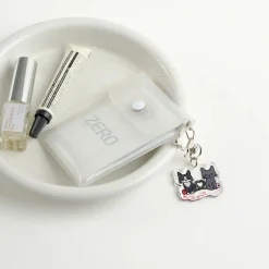 Lana Cat Pose Acrylic Key Ring