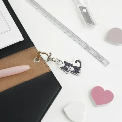 Lana Cat Pose Acrylic Key Ring