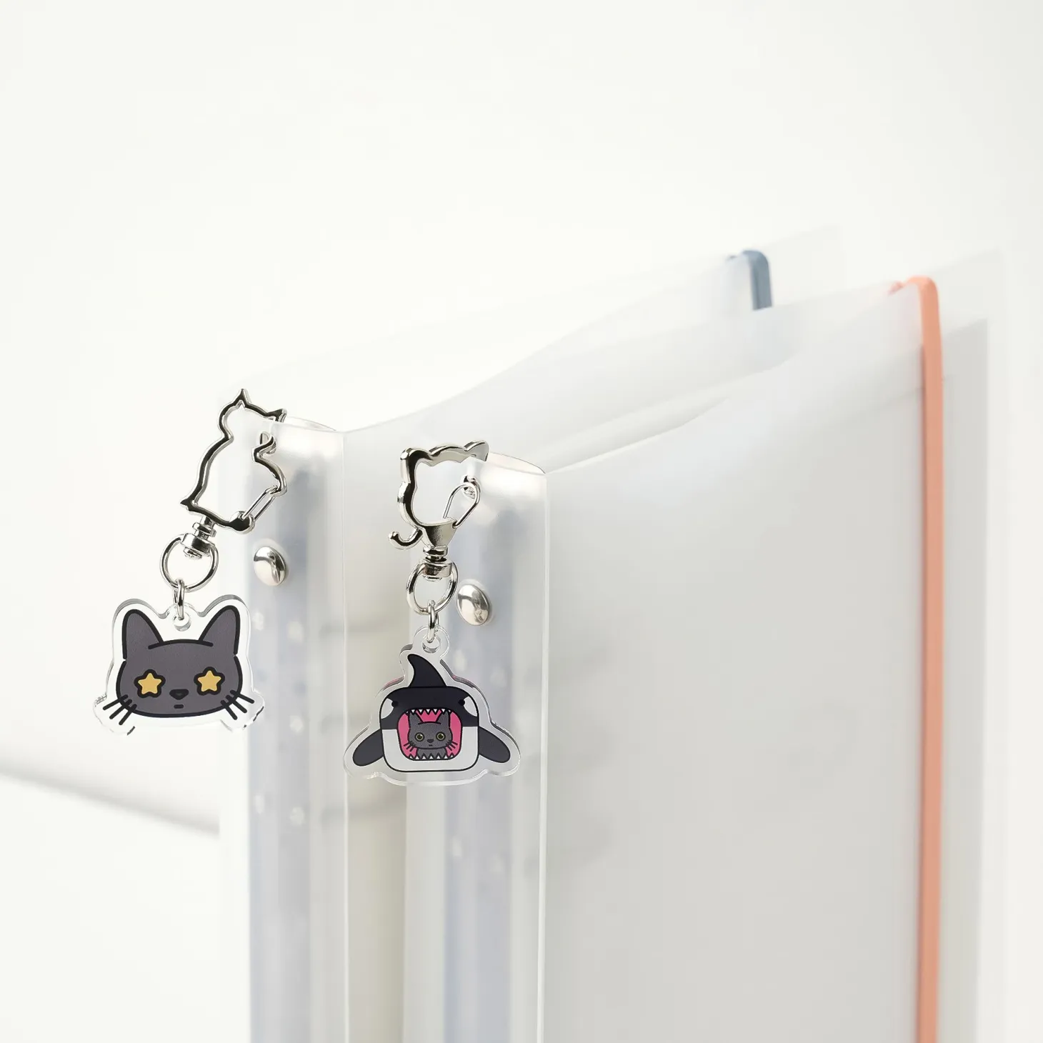 Lana Cat Pose Acrylic Key Ring