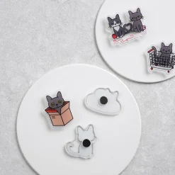 Lana & Tuxedo Cat Acrylic Magnet