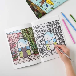 Lana & Tuxedo Cat Coloring Book