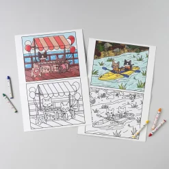 Lana & Tuxedo Cat Coloring Book