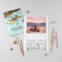 Lana & Tuxedo Cat Coloring Book