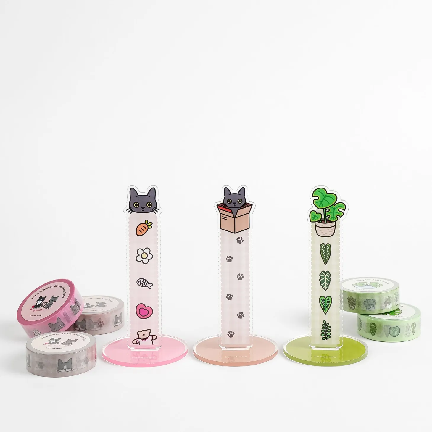 Lana & Tuxedo Cat Masking Tape