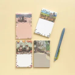 Lana & Tuxedo Cat Memo Pad