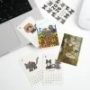 2026 Lana & Tuxedo Cat Mini Calendar Sheets