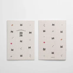 2026 Lana & Tuxedo Cat Monthly Planner