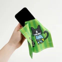 Lana & Tuxedo Cat Soccer Screen Cloth