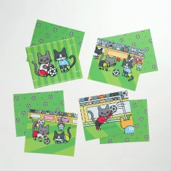 Lana & Tuxedo Cat Soccer Screen Cloth