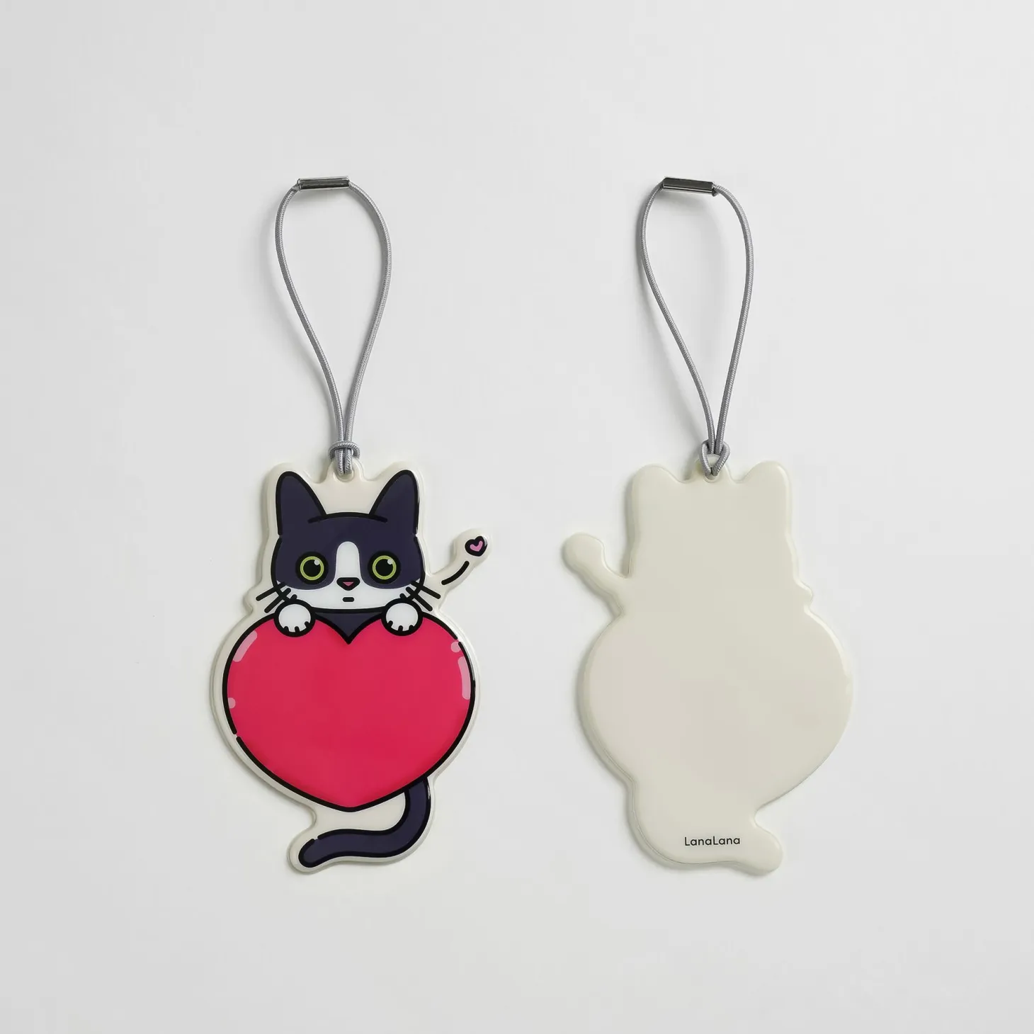 Lana & Tuxedo Cat Soft Travel Tag
