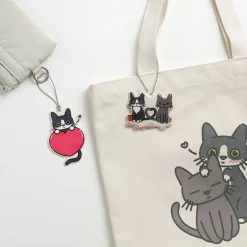 Lana & Tuxedo Cat Soft Travel Tag