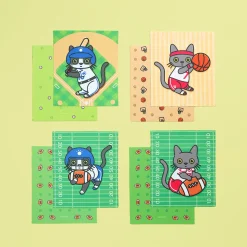 Lana & Tuxedo Cat Sports Screen Cloth