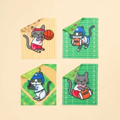 Lana & Tuxedo Cat Sports Screen Cloth