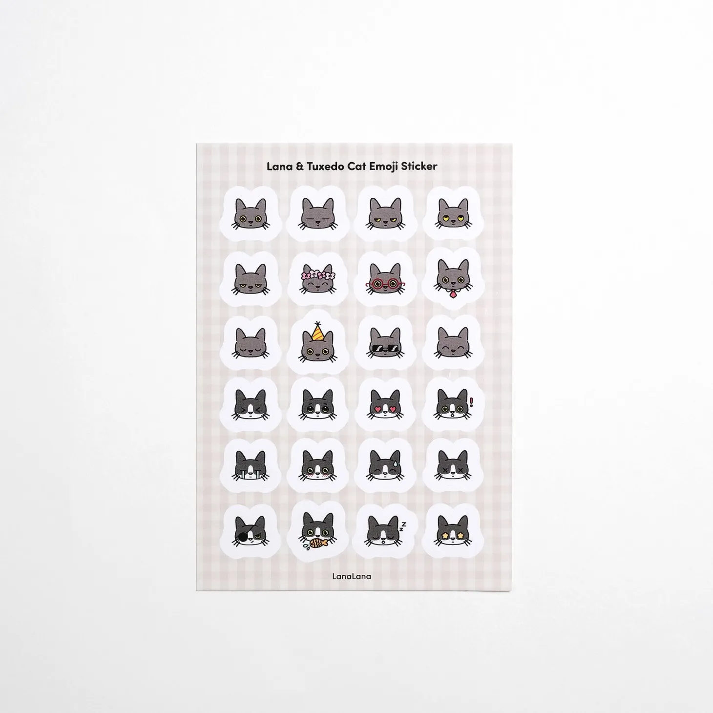 Lana & Tuxedo Cat Sticker
