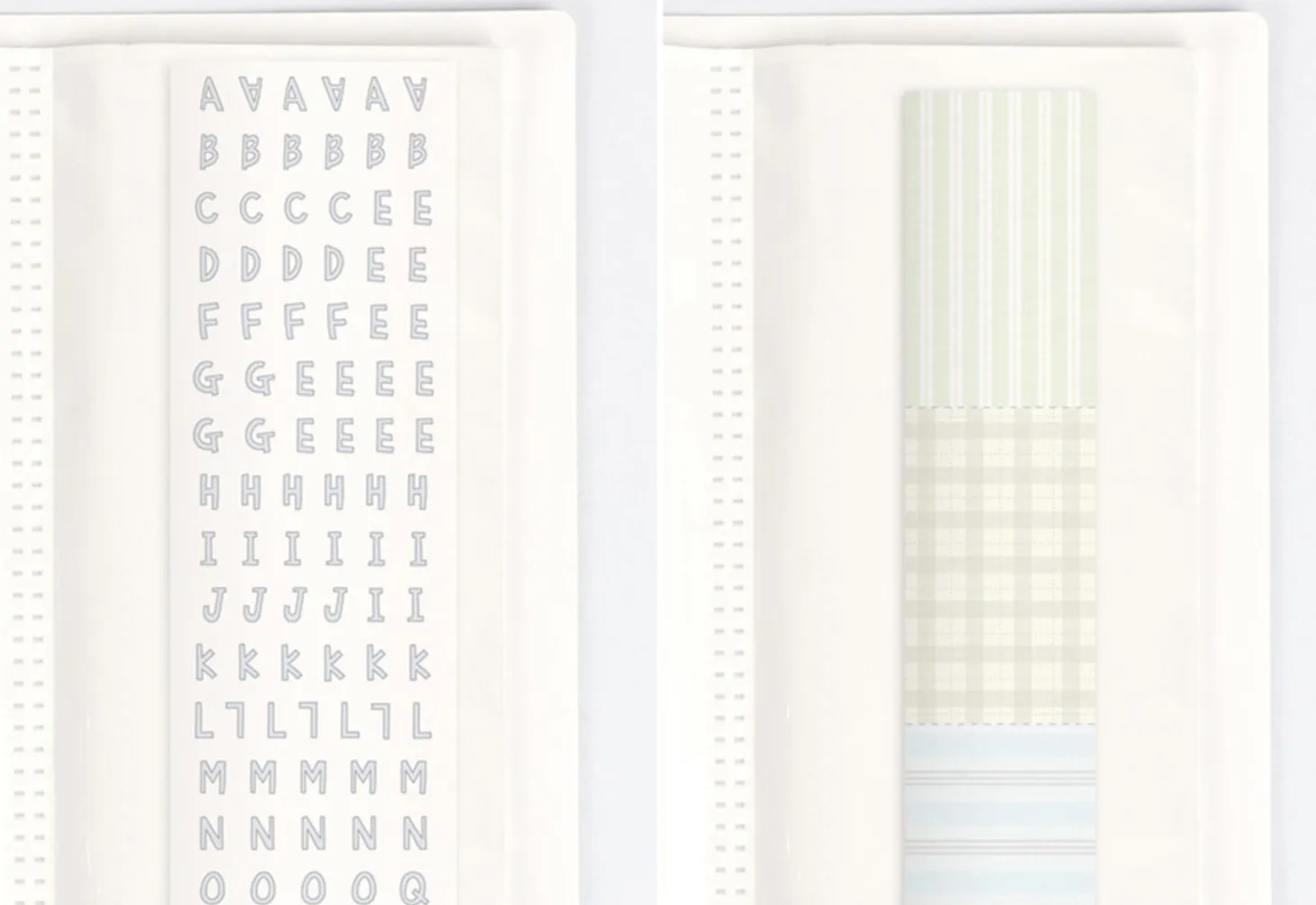 Large Adorable Kiss Cut Tape Binder