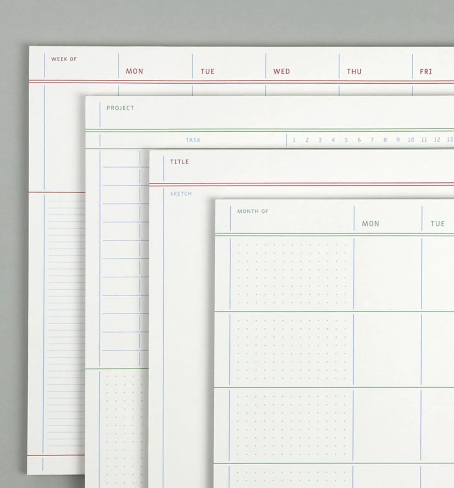 Large A4 Flat Notepad