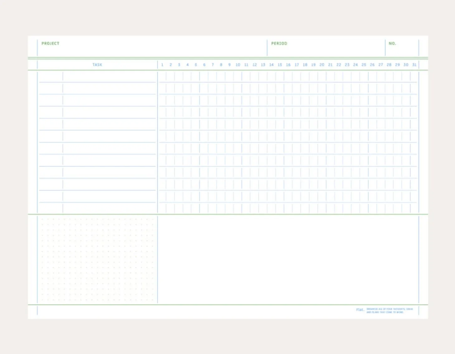 Large A4 Flat Notepad