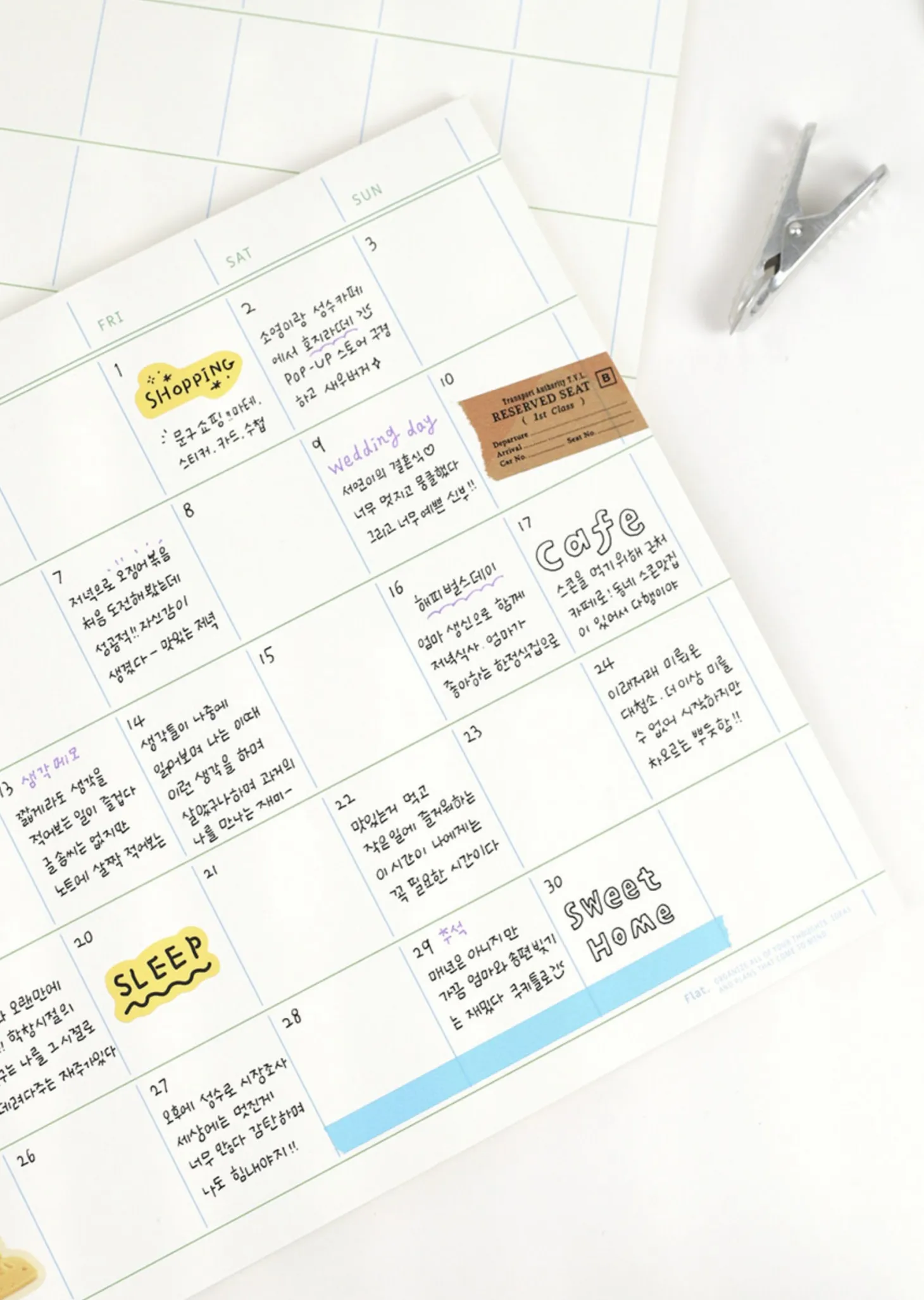Large A4 Flat Notepad