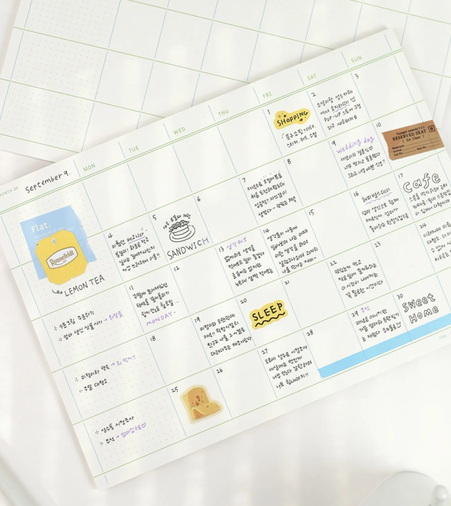 Large A4 Flat Notepad