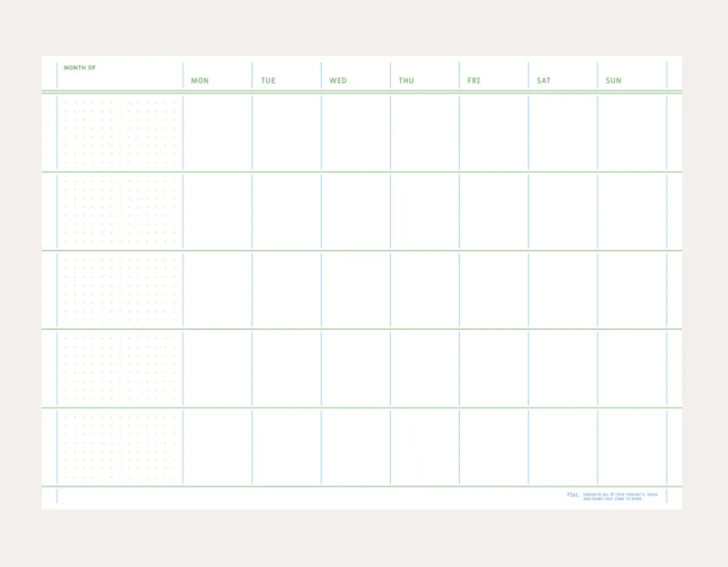 Large A4 Flat Notepad