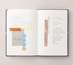 Large Agenda Lined Notebook v4