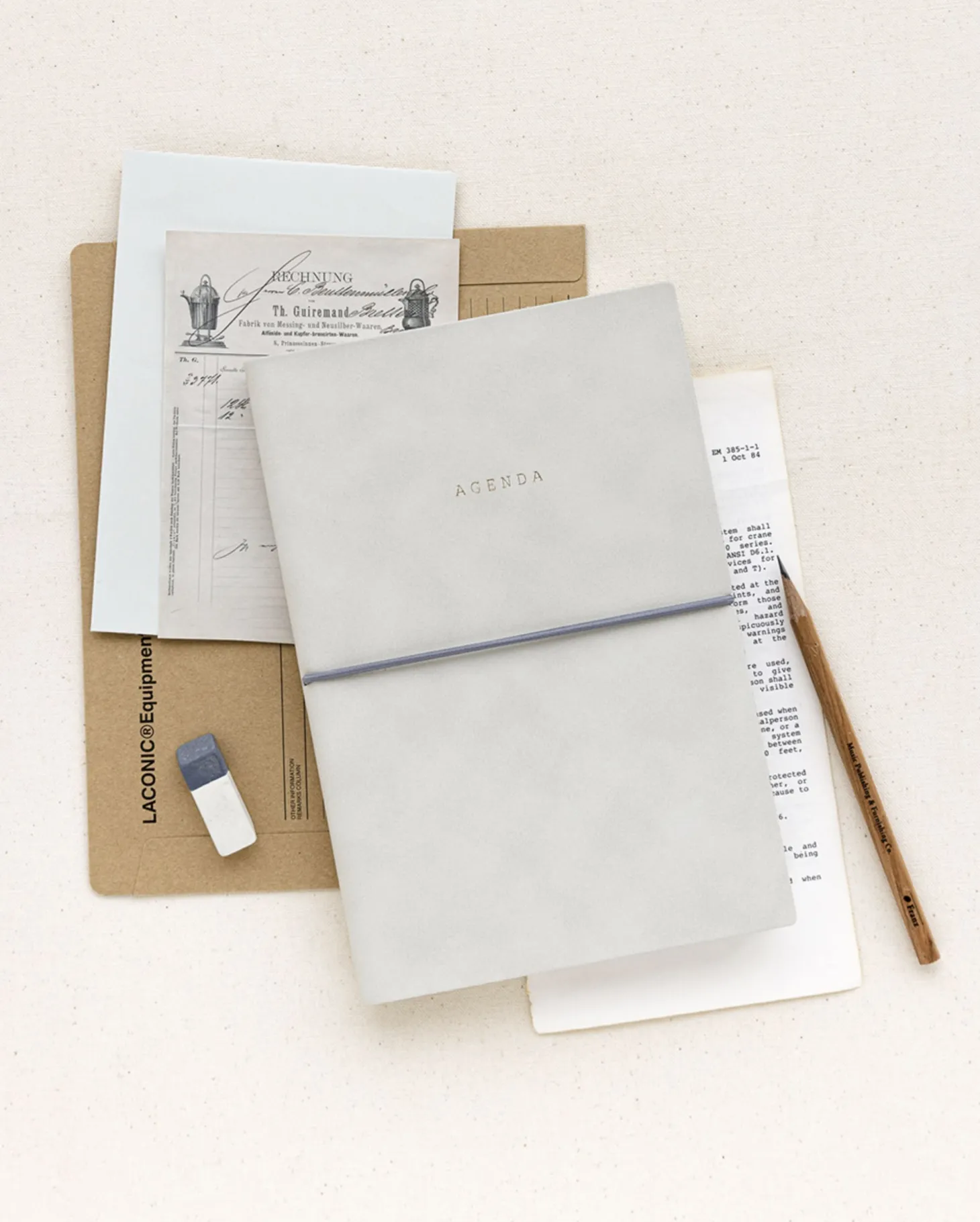 Large Agenda Lined Notebook v4