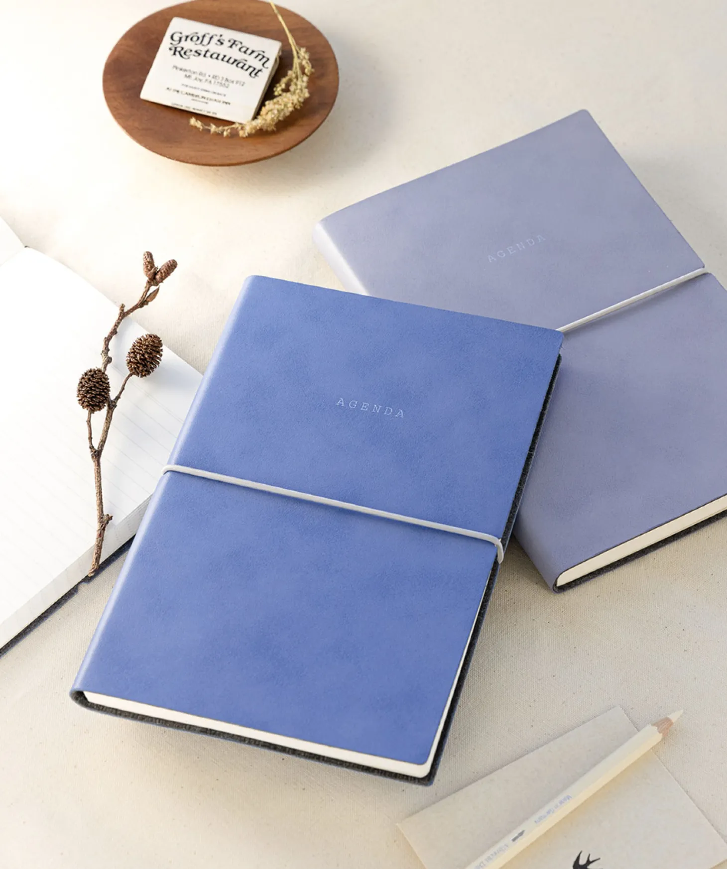Large Agenda Lined Notebook v4