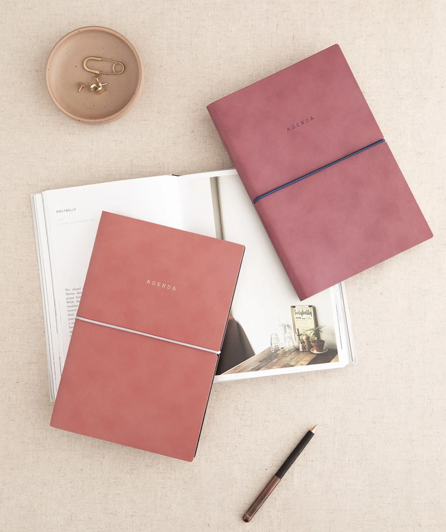 Large Agenda Lined Notebook v4