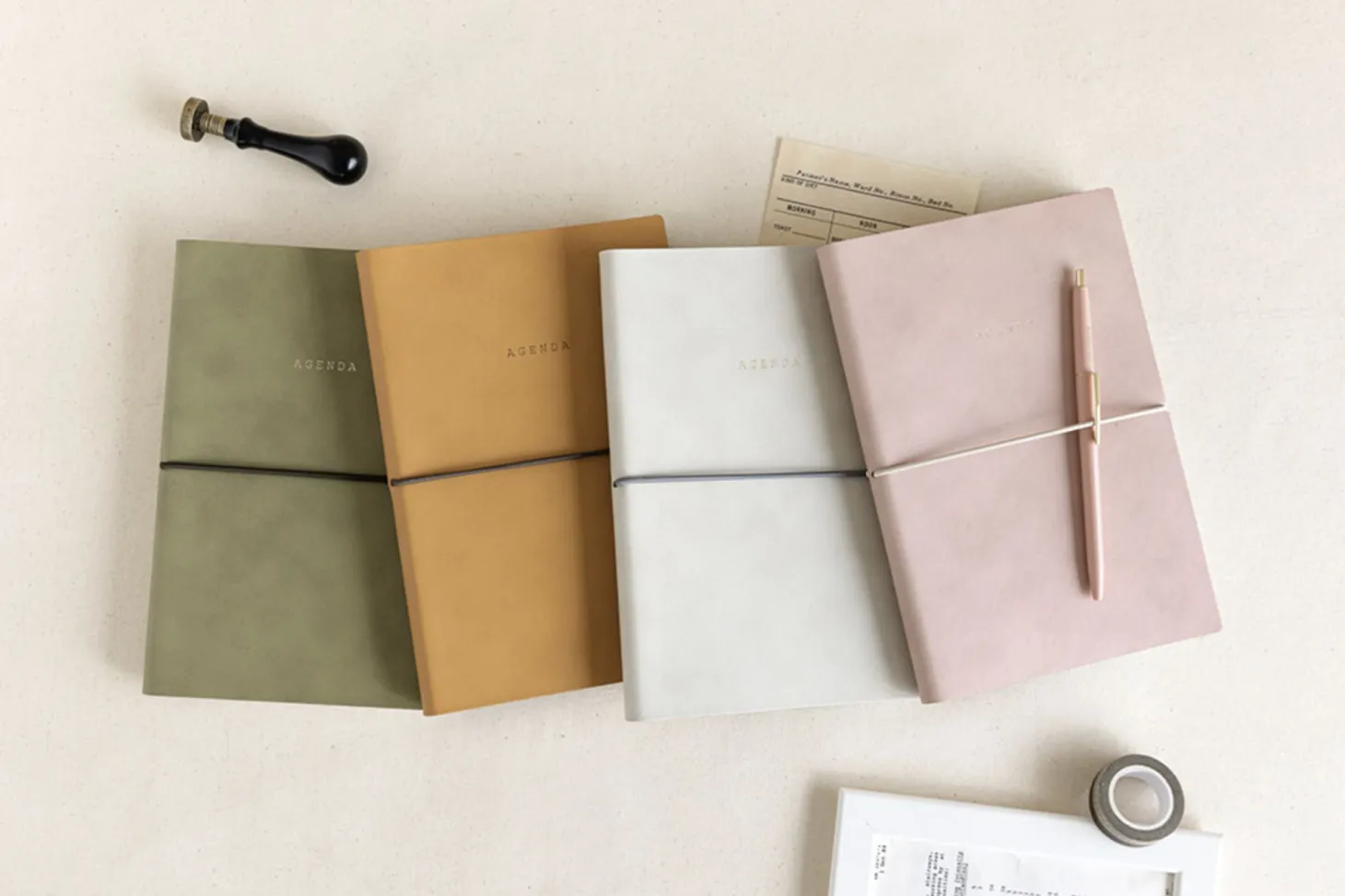 Large Agenda Lined Notebook v4