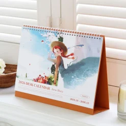 2026 Large Anne Story Desk Scheduler