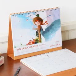 2026 Large Anne Story Desk Scheduler