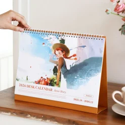 2026 Large Anne Story Desk Scheduler