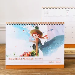 2026 Large Anne Story Desk Scheduler