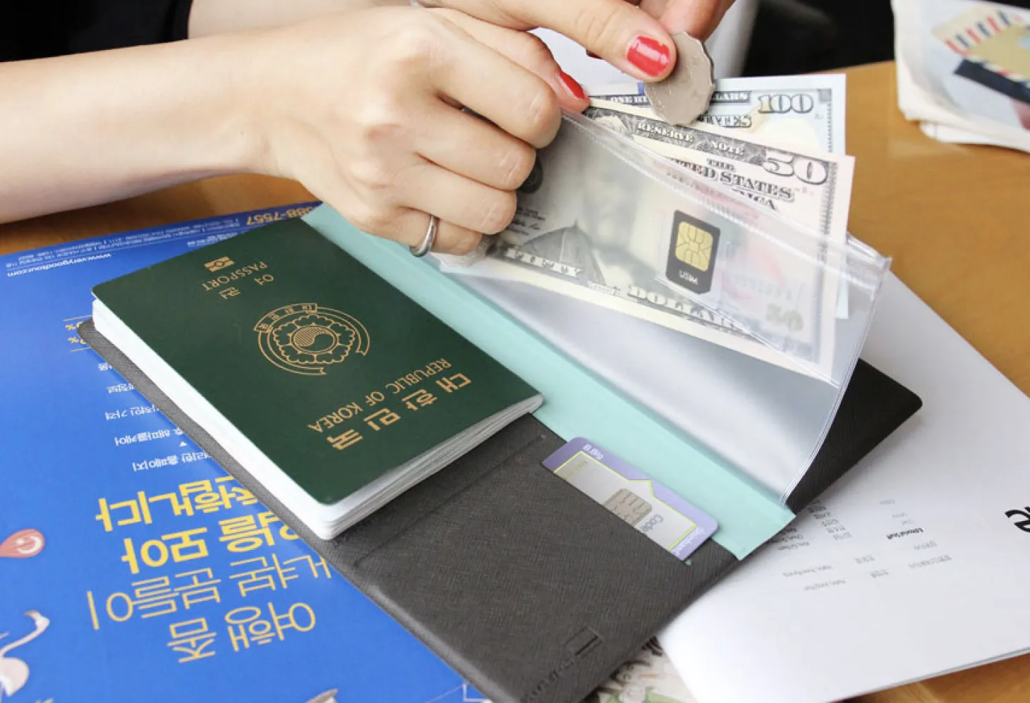 Large Anti Skimming Passport Case