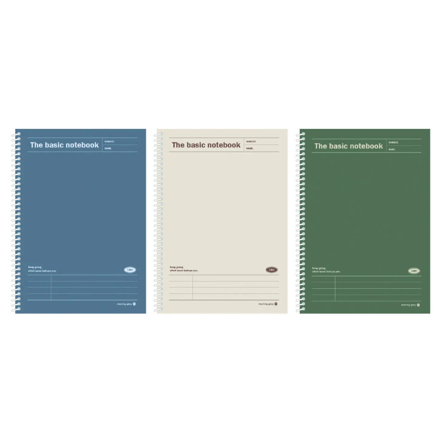 Large Basic Spiral Lined Notebook