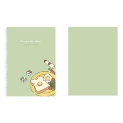 Large Brunch Spiral Lined Notebook
