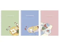 Large Brunch Spiral Lined Notebook