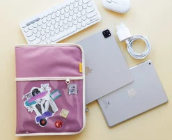 Large Canvas Tablet Pouch