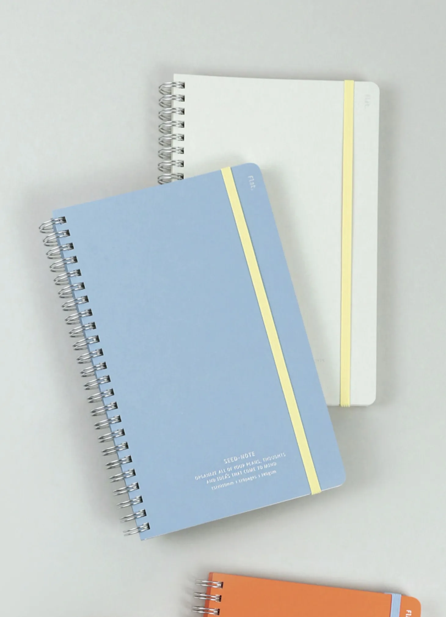 Large Eco Friendly Flat Plain Notebook