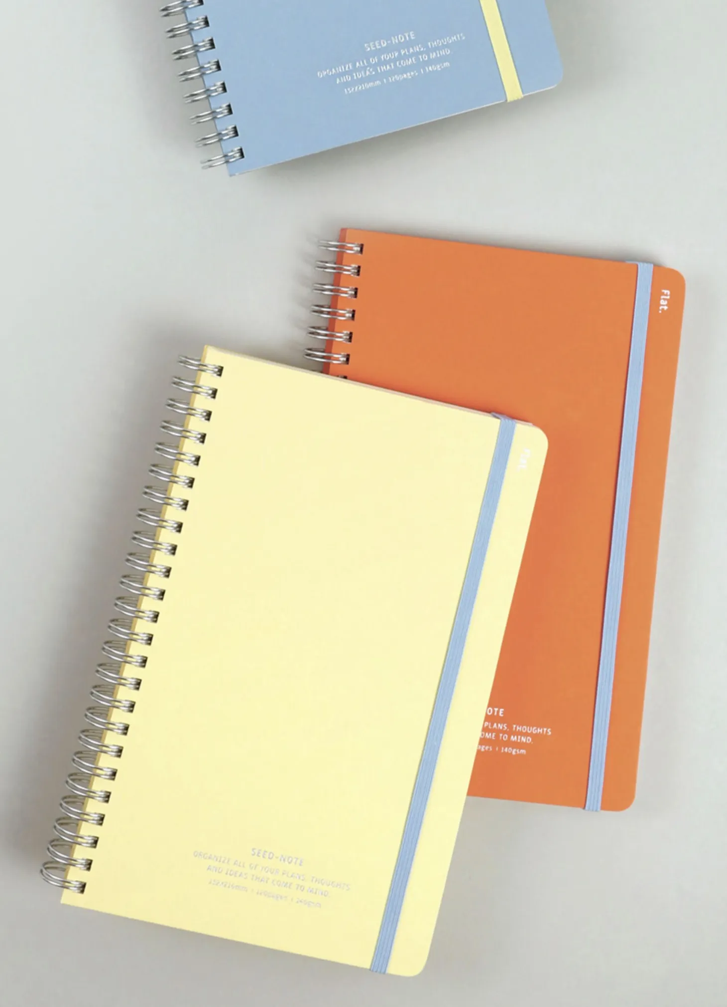 Large Eco Friendly Flat Plain Notebook