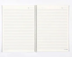 Large English Spiral Language Notebook