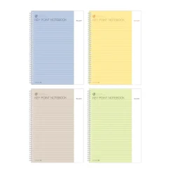 Large Key Point Spiral Lined Notebook