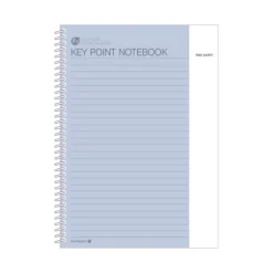 Large Key Point Spiral Lined Notebook