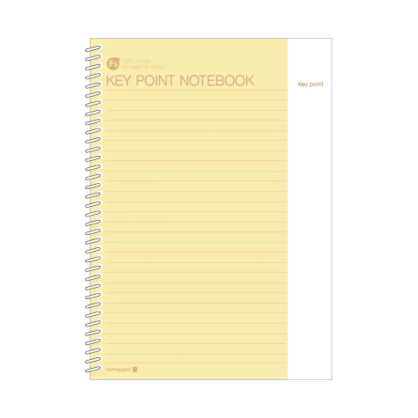 Large Key Point Spiral Lined Notebook