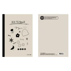 Large Kitsch Animal Spiral Lined Notebook
