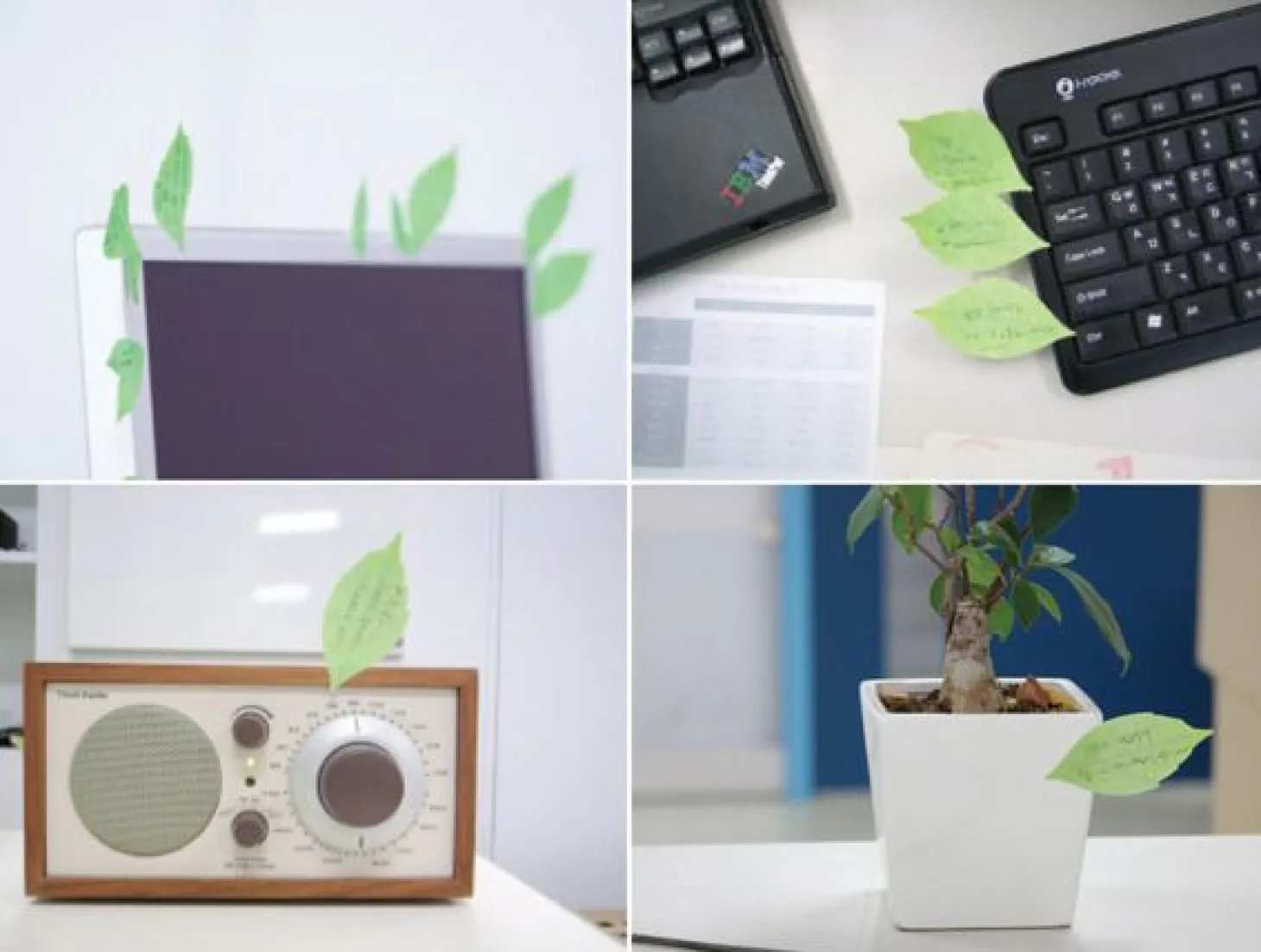 Large Leaf Sticky Note