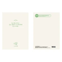 Large Lettering Spiral Lined Notebook