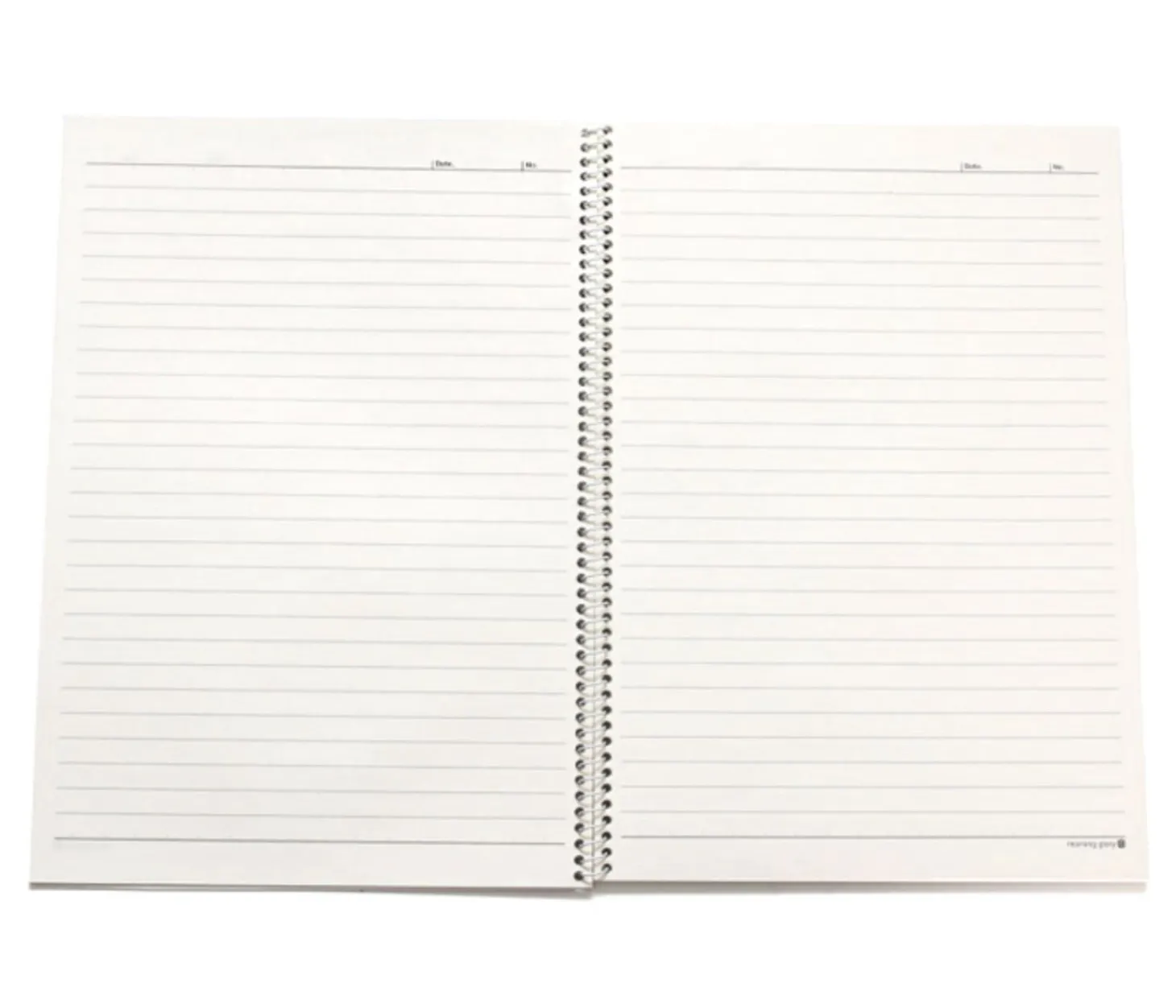 Large Lettering Spiral Lined Notebook