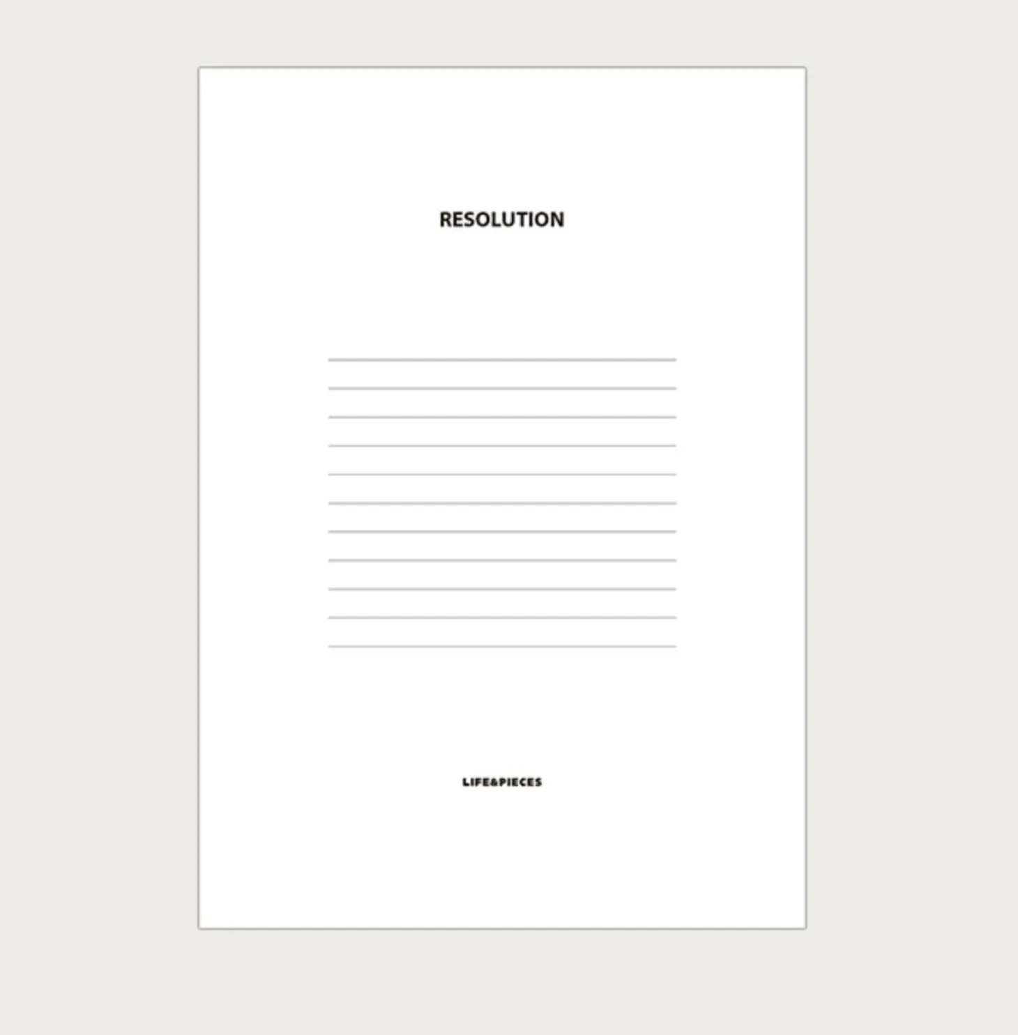 Large Life & Pieces Notebook v3