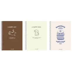 Large Muje A Spiral Lined Notebook